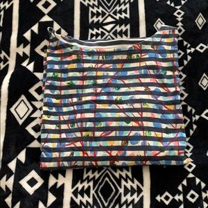 JCrew x Michael De Feo LS Stripe Tee